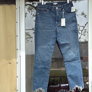 New GOOD AMERICAN Blue Denim Jean Bottoms